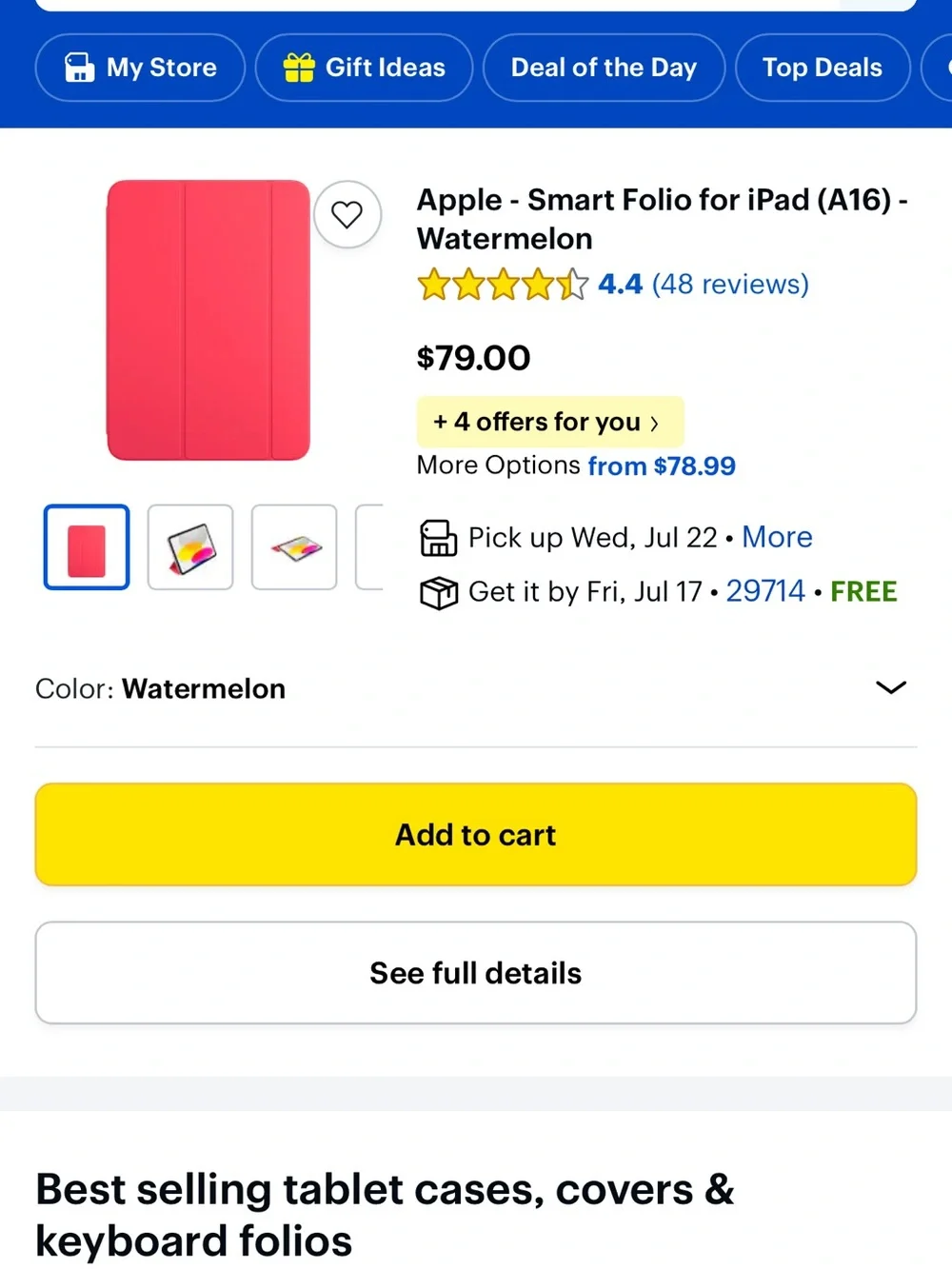 Apple Smart Folio for A16 iPad - Picture 4 of 4